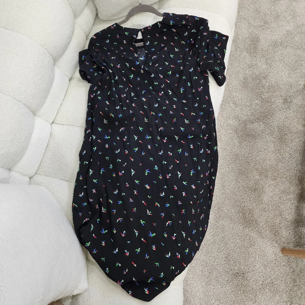 & Other Stories Bird Printed Dress